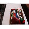 Image 1 : BOX OF CHRISTMAS TOYS THAT SING AND NEW PAIR OF GLOVES