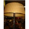 Image 2 : MID CENTURY TEAK AND BRASS FLOOR LAMP W/ ORIGINAL SHADE