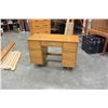 Image 1 : MAPLE DOUBLE PEDASTEL DESK