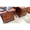 Image 1 : PAIR OF 2 DRAWER MAPLE NIGHT STANDS