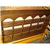Image 2 : FOLDING WOOD BOOKSHELF AND WALL MOUNTED KNICKNACK SHELF