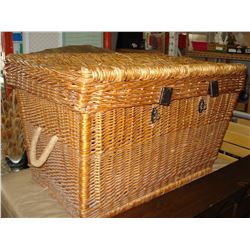 WICKER BASKET WITH CONTENTS