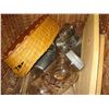 Image 3 : WICKER BASKET WITH CONTENTS