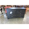 Image 1 : NEW ASHLEY SIGNATURE DARK FINISH MODERN 6 DRAWER DRESSER RETAIL $999