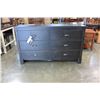 Image 2 : NEW ASHLEY SIGNATURE DARK FINISH MODERN 6 DRAWER DRESSER RETAIL $999