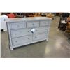 Image 1 : BRAND NEW ASHLEY MODERN GREY 7 DRAWER DRESSER, SOLID WOOD, RETAIL $1699