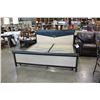 Image 2 : AS NEW KINGSIZE LEATHER PLATFORM BEDFRAME
