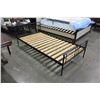 Image 2 : BLACK METAL SINGLE SIZE BEDFRAME