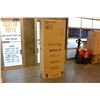 Image 1 : BRAND NEW IN BOX ASHLEY GLASS DOOR CARVED PIER UNIT, 2 PIECE DISPLAY CABINET, RETAIL $3699