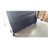 Image 2 : BLACK DOUBLE SIZE BEDFRAME WITH LEATHER INSERT