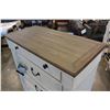 Image 3 : BRAND NEW ASHLEY RUSTIC FARMHOUSE 5 DRAWER CHEST OF DRAWERS RETAIL $1899