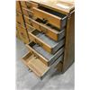 Image 3 : ANTIQUE OAK OFFICE ORGANIZER CABINET