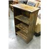 Image 1 : THREE TIER WOOD RUTIC BOOKSHELF