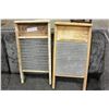 Image 1 : TWO CANADIAN WASHBOARDS