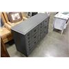 Image 2 : GREY PAINTED 9 DRAWER CREDENZA