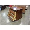 Image 3 : MAHOGANY 3 DRAWER DRESSER