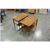 Image 1 : PAIR OF MID CENTURY END TABLE DEILCRAFT