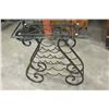 Image 1 : BOMBAY METAL GLASSTOP WINE RACK