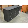 Image 2 : BLACK PAINTED 12 DRAWER CABINET