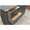 Image 3 : BLACK PAINTED 12 DRAWER CABINET