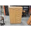 Image 1 : OAK FINISH WARDROBE DRESSER BY PALLISAR