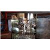 Image 2 : 7FT MIRRORED BACK BOW FRONT ILLUMINATED DISPLAY SHELF