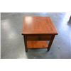 Image 1 : 1 DRAWER RUSTIC NIGHTSTAND