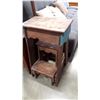 Image 1 : PAINTED STEP STOOL W/ SLIDE OUT STEP