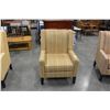 Image 1 : STRIPED STYLUS ACCENT CHAIR