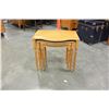 Image 1 : SET OF 3 NESTING TABLES