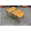 Image 2 : SET OF 3 NESTING TABLES