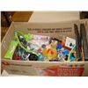 Image 1 : 2 BOXES OF HOTWHEELS AND METAL FIRE TRUCK TOY