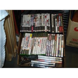 TRAY OF XBOX AND PS2 GAMES