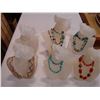 Image 2 : LOT OF NECKLACES ON DISPLAY STANDS
