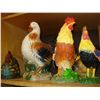 Image 3 : SHELF LOT OF DECORATIVE CHICKENS