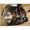 Image 2 : REVERE WARE COPPER BOTTOM POT AND PAN SET