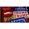 Image 1 : TRUMP HAT AND STICKERS AND BILL