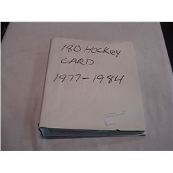 BINDER OF HOCKEY CARDS