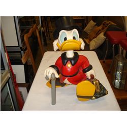 2FT SCROOGE MCDUCK FIGURE - AS IS