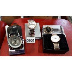 FOUR MENS WATCHES