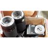 Image 2 : BOX OF 3 CAMERAS AND 2 LENSES