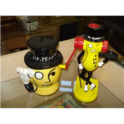 MR PEANUT JAR WITH LID AND NUTCRACKER