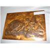 Image 2 : HAMMERED COPPER PICTURE BUFFALO HUNT