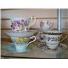 Image 2 : LOT OF SEVEN CHINA CUPS AND SAUCERS