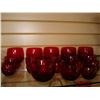 Image 2 : RUBY GLASSWARE SET