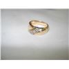 Image 2 : 10KT GOLD MENS PINKY RING WITH 5 DIAMONDS