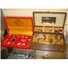 Image 1 : 2 JEWELRY CASES AND COSTUME JEWELRY