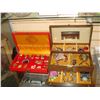Image 2 : 2 JEWELRY CASES AND COSTUME JEWELRY