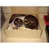 Image 1 : BOX OF POTTERY DISHES W/ ANIMAL DESIGNS