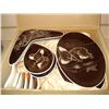 Image 2 : BOX OF POTTERY DISHES W/ ANIMAL DESIGNS